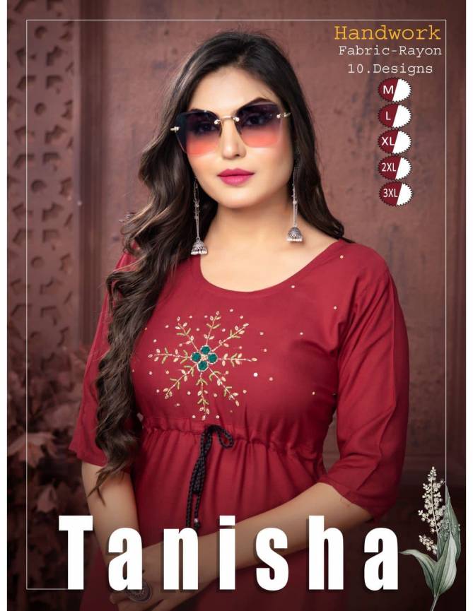 Tanisha 2 By Trendy Anarkali Style Designer Kurtis Catalog
